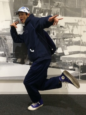 junya_kasugaさん（メンズ・180cm）の春コーディネート