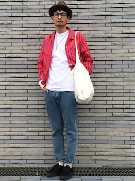 junya_kasugaさん（メンズ・180cm）の春コーディネート