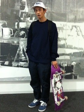 junya_kasugaさん（メンズ・180cm）の春コーディネート