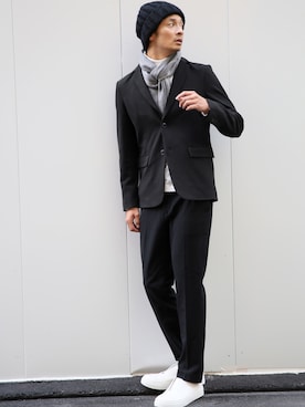 junya_kasugaさん（メンズ・180cm）の秋コーディネート