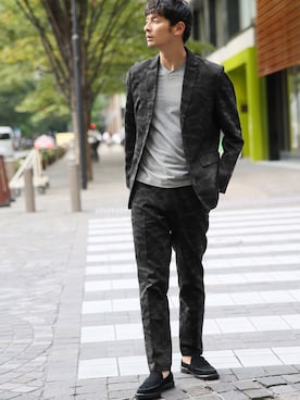 junya_kasugaさん（メンズ・180cm）の秋コーディネート