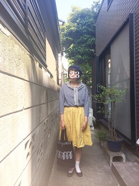 「NIMES(NIMES)」｜123さん（レディース・164cm）の春コーディネート