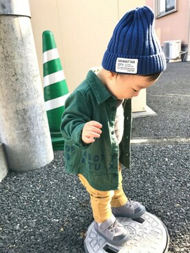 tetsuさん（キッズ・70cm）の秋コーディネート