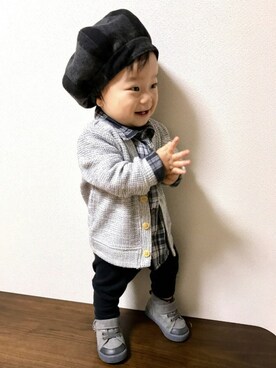 tetsuさん（キッズ・70cm）の秋コーディネート