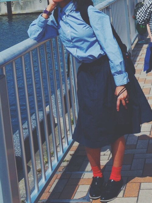 Ark 無印良品のシャツ ブラウスを使ったコーディネート Wear