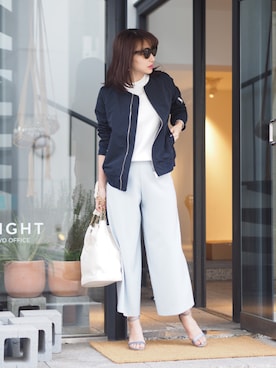 永田杏奈さん（レディース・158cm）の春コーディネート