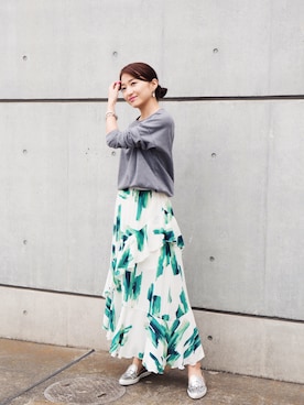 永田杏奈さん(レディース・158cm)の春コーディネート