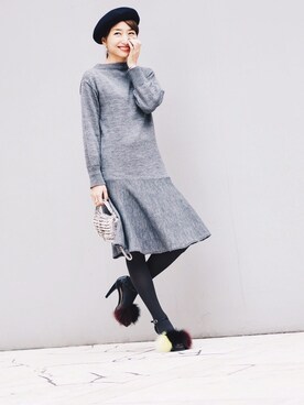 永田杏奈さん（レディース・158cm）の秋コーディネート