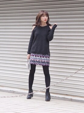 永田杏奈さん（レディース・158cm）の秋コーディネート