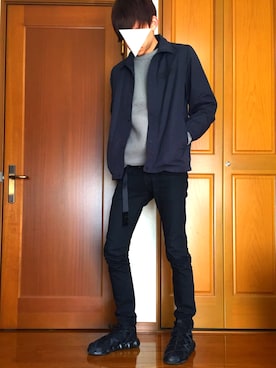 「Y-3（ワイスリー）のアイテム（その他）」を使った、kouさん（メンズ・180cm）の秋コーディネート