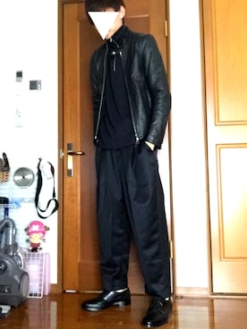 「アイテム（ジャージ）」を使った、kouさん（メンズ・180cm・20代）の秋コーディネート