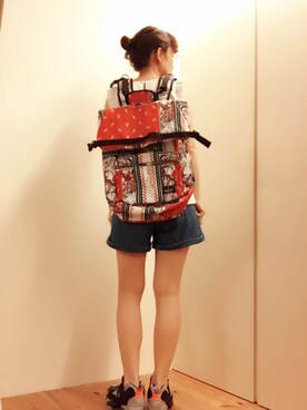 mikamoさん（レディース・158cm）の夏コーディネート