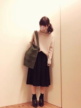 「WEAR☆MINI部」｜mikamoさん（レディース・158cm）の秋コーディネート