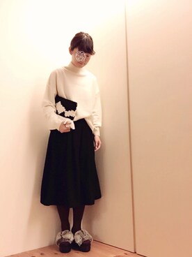 「WEAR☆MINI部」｜mikamoさん（レディース・158cm）の冬コーディネート