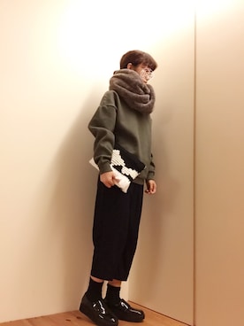 「WEAR☆MINI部」｜mikamoさん（レディース・158cm）の冬コーディネート