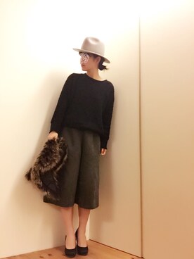 「WEAR☆MINI部」｜mikamoさん（レディース・158cm）の冬コーディネート