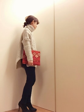 「WEAR☆MINI部」｜mikamoさん（レディース・158cm）の冬コーディネート