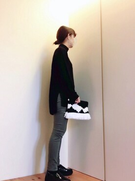 「WEAR☆MINI部」｜mikamoさん（レディース・158cm）の冬コーディネート