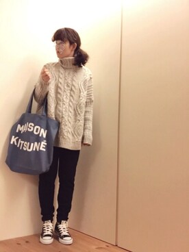 「WEAR☆MINI部」｜mikamoさん（レディース・158cm）の冬コーディネート