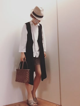 mikamoさん（レディース・158cm）の夏コーディネート