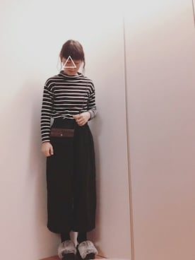 「Doシンプル部」｜「アイテム（ダッフルコート）」を使った、mikamoさん（レディース・158cm）の秋コーディネート