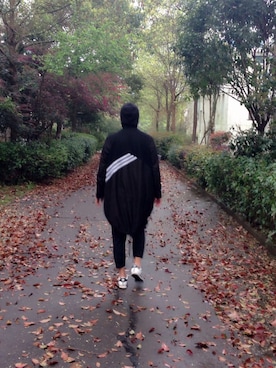 「Y-3（ワイスリー）のアイテム（ナイロンジャケット）」を使った、Agnes委员さん（メンズ・181cm）の春コーディネート