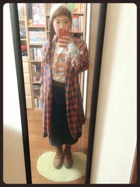 「AVAN LILY（アヴァンリリィ）のアイテム（その他アウター）」を使った、るんさん（レディース・153cm）の夏コーディネート