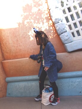 「クラッシュスキニー」｜ゆっちょんさん（レディース・157cm）の春コーディネート