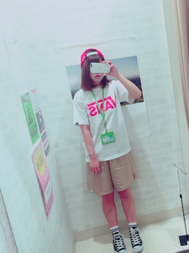 「Deviluse（Deviluse）のアイテム（パンツ）」を使った、ゆっちょんさん（レディース・157cm）の春コーディネート