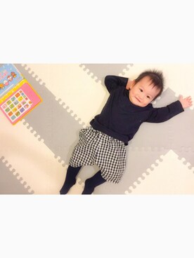 KISA / SANAさん（キッズ・70cm）の秋コーディネート