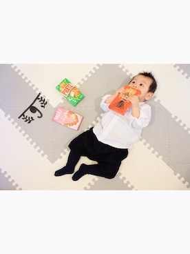 KISA / SANAさん（キッズ・70cm）の秋コーディネート