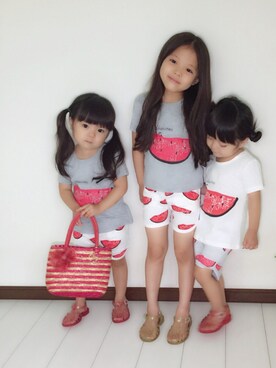 yukiiiさん（キッズ・110cm）の夏コーディネート