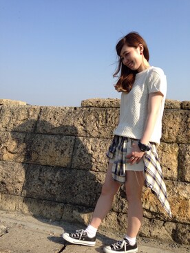 chika さん（レディース・154cm）の夏コーディネート