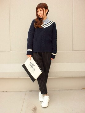 chika さん（レディース・153cm）の冬コーディネート