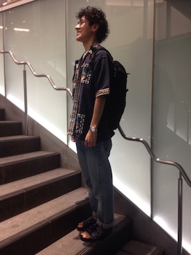 梶原敏之さん（メンズ・177cm）の夏コーディネート