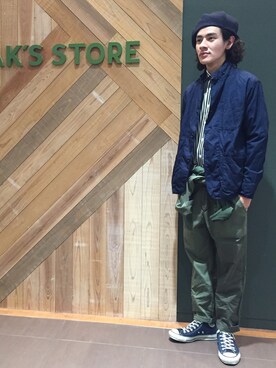 梶原敏之さん（メンズ・177cm）の春コーディネート