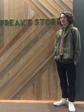「FREAK'S STORE（フリークスストア）のアイテム（フォーマルスーツ/小物）」を使った、梶原敏之さん（メンズ・177cm）の春コーディネート