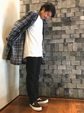 「nonnative（ノンネイティブ）のアイテム（ダウンジャケット/コート）」を使った、Daisuke Sakamotoさん（メンズ・176cm）の夏コーディネート