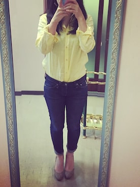 「アイテム（パンプス）」を使った、mizさん（レディース・151cm）の春コーディネート