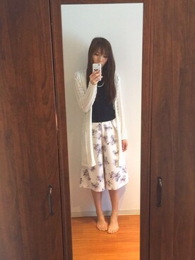 「PRIME PATTERN（プライムパターン）のアイテム（トップス）」を使った、sahoさん（レディース・173cm）の春コーディネート