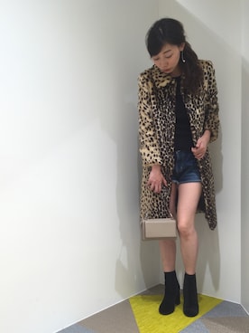 「MAISON DE REEFUR（メゾンドリーファー）のアイテム（その他アウター）」を使った、MAYU SATOさん（レディース・163cm）の秋コーディネート