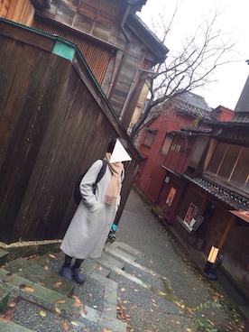 武田さん（レディース・158cm）の冬コーディネート