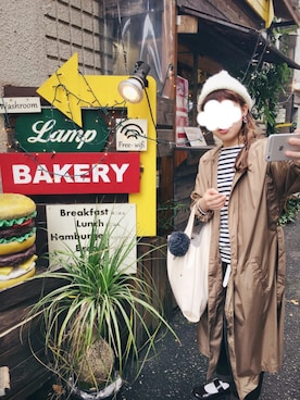 「caph（カーフ）のアイテム（その他アウター）」を使った、しばたさん（レディース・150cm）の秋コーディネート