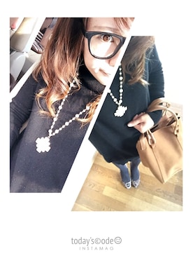 「カシミヤ」｜nuts.tou☺︎♡さん（レディース・157cm）の秋コーディネート