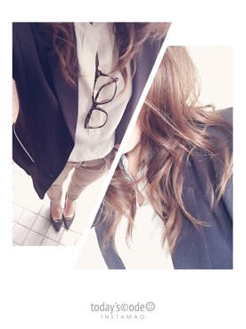 「manics（マニックス）のアイテム」を使った、nuts.tou☺︎♡さん（レディース・157cm）の秋コーディネート