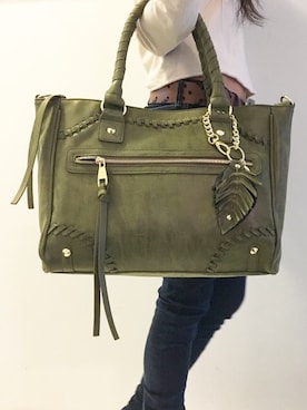 「STEVE MADDEN（スティーブマデン）のアイテム」を使った、Emmaさん（レディース・157cm）の秋コーディネート