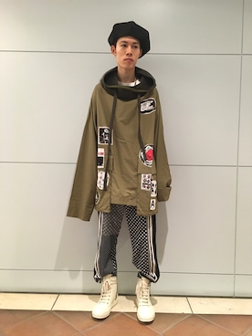 「AMBUSH（アンブッシュ）のアイテム」を使った、Muraiさん（メンズ・173cm）の秋コーディネート