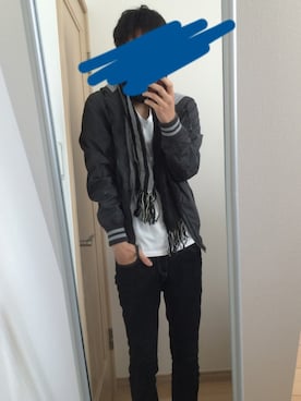 「CONVERSE（コンバース）のCONVERSE コンバース ジャック パーセル / JACK PURCEL（スニーカー）」を使った、ぽぽぽさん（メンズ・173cm）の秋コーディネート