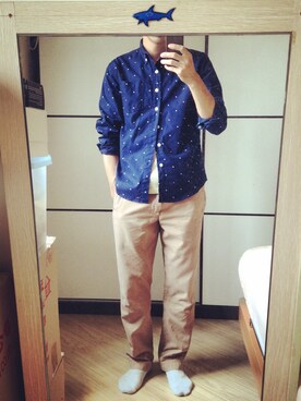 「J.CREW」｜Ahさん（メンズ・166cm・30代）の秋コーディネート