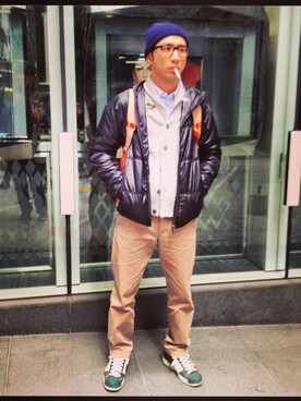 「J.CREW」｜Ahさん（メンズ・166cm・30代）の冬コーディネート